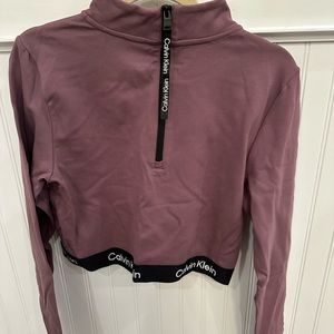 Calvin Klein Pink Performance Top size xl. leisure wear in pink/mauve color.